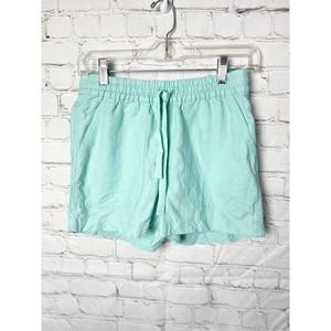NWT J.Crew Linen Light Blue Shorts Women Size XXS